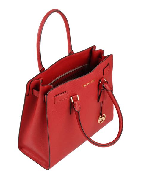 michael kors red tartan tote|Michael Kors handbags.